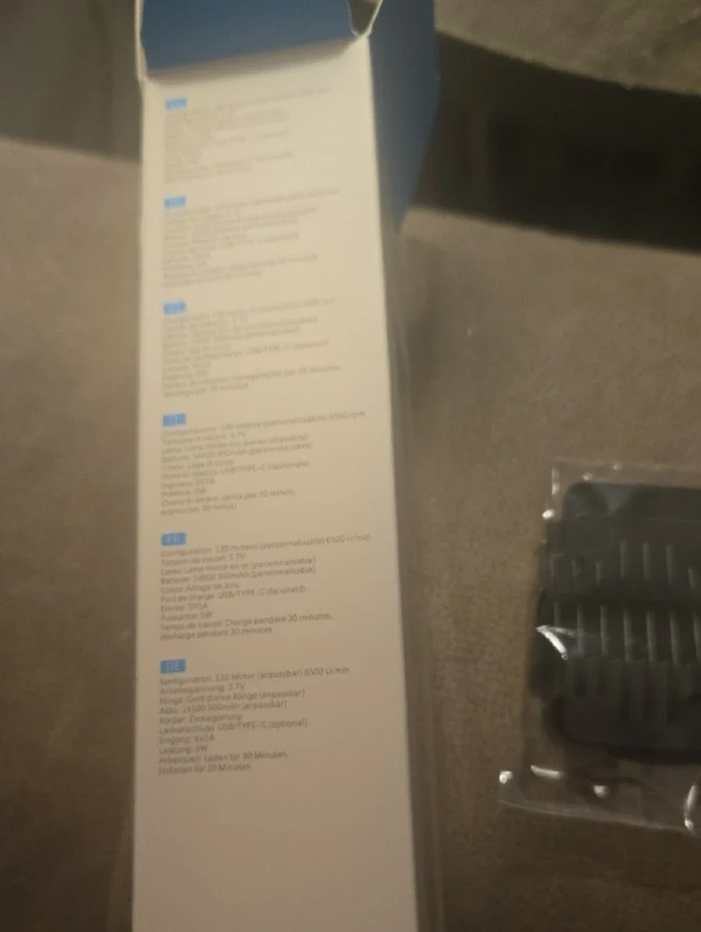 Gold Cordless T-Blade Trimmer for Men